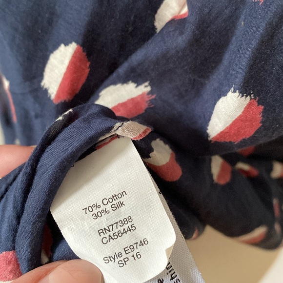 Madewell Bellshift Ikat Dot Sleeveless Blouse - Picture 5 of 10